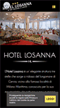 Mobile Screenshot of hotellosanna.it